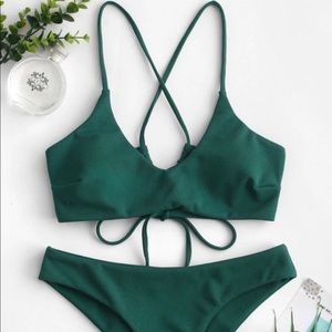 Deep Green Bikini Set